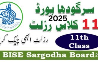 Bise Sargodha 1st Year Result 2025 By Roll Number