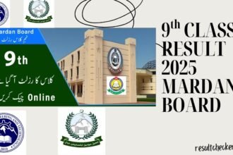 🏆 BISE Mardan 9th Class Result 2025 Check by Roll Numbe