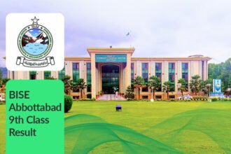 BISE Abbottabad 9th Class Result 2025 Check Online by Roll Number, Name & Gazette