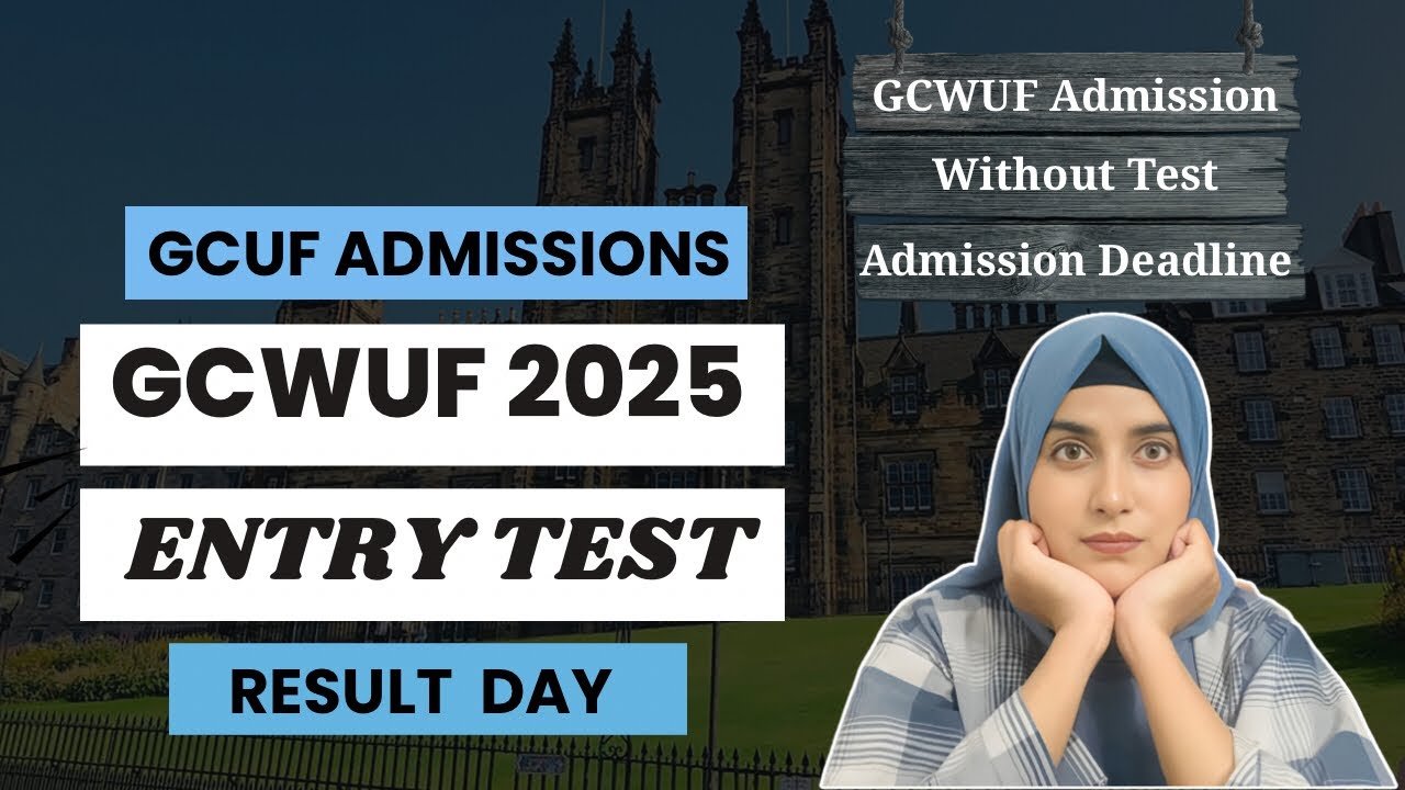 GCU Lahore Entry Test Result 2025 By Roll Number @www gcu edu pk
